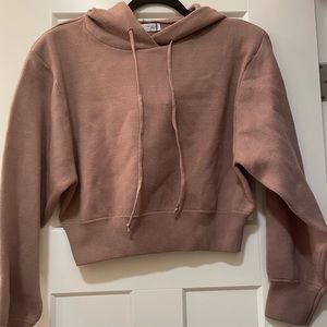 NWT- Zara taupe color knitted sweatshirt -sz S